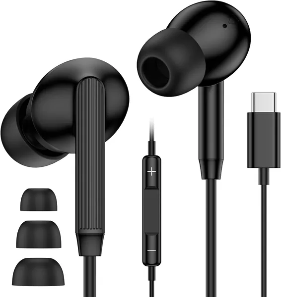Earphones USB Type C pour Samsung Galaxy A16 5G et plus