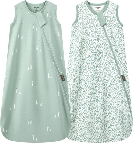 Mosebears Gigoteuse d'été 0.5 TOG - Ultra-macksa cotton för baby, M (6-12 mån)