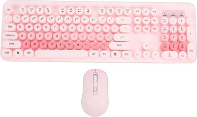 LICAEVEY Retro Wireless Keyboard Mouse Combo Best Deal