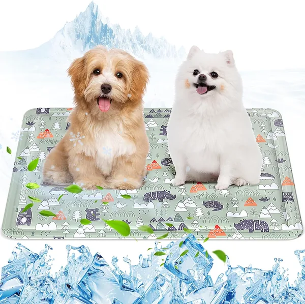 Manta enfriante Ninonly para perros de 50 x 65 cm - Colchón enfriador no tóxico para perros y gatos