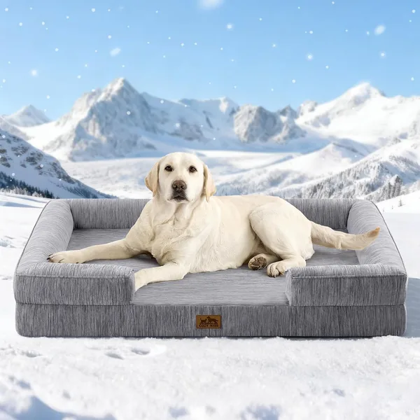 COZY KISS Cooling Dog Bed for Extra Large Dogs