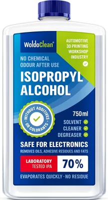 WoldoClean Isopropanol 70 % rengöringsalkohol 750 ml (IPA) - teknisk alkohol och avfettningsmedel