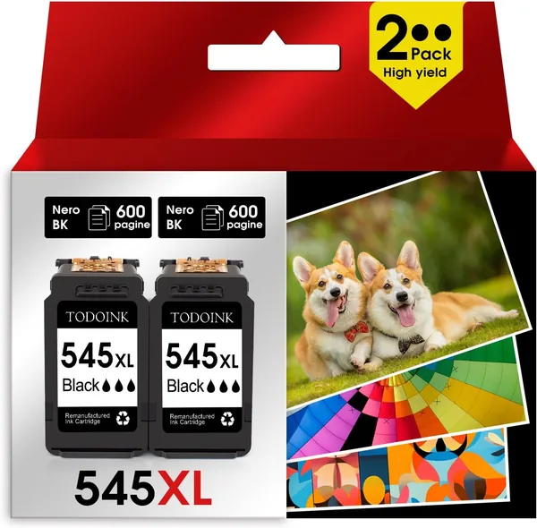 TODOINK 545XL Cartridges Multipack