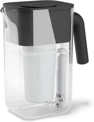 Culligan ZeroWater 10-Cup Water Filter Pitcher - 5-Stage Advanced Filter, IAPMO Certified