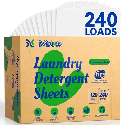 BellaLuce Laundry Detergent Fragrance Free 240 Washes Best Deal