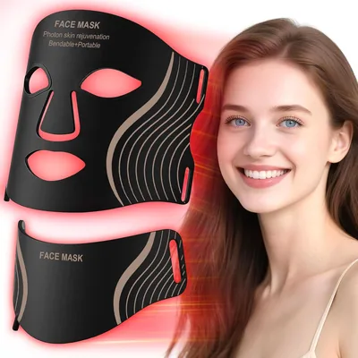 Red Light Therapy Mask Cordless LED 7 Modes Best Deal