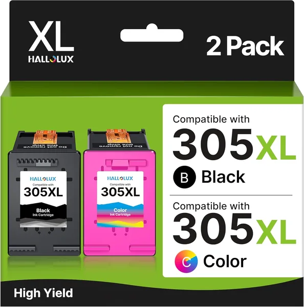 HP 305XL Ink Cartridges for HP Envy 6000/6020e/6032e/6452e/Pro 6420/6422