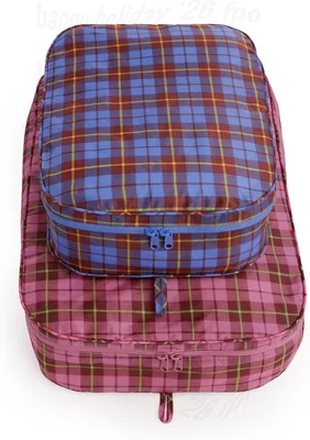 BAGGU Large Packing Cube Set, Check Mix - Best Deal