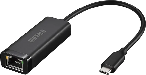  Buffalo Wired LAN アダプター Giga Type-C USB 3.2 (Gen 1) コンプライアンス 日本製 【Amazon.co.jp限定】