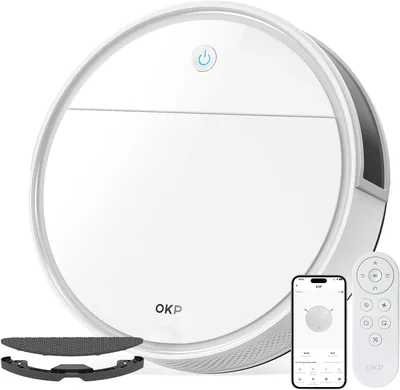 OKP Robot Vacuum Cleaner - 5000pa Mop Auto