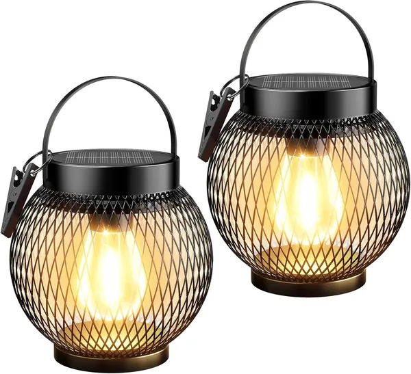 GEARLITE Solar Lights for Outdoor Hanging