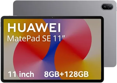 هواوي ميت باد SE 11 بوصة، 8 جيجابايت + 128 جيجابايت، رمادي نيبولا، شاشة FullView، بطارية عالية السعة، ضمان حصري أمازون لمدة سنة