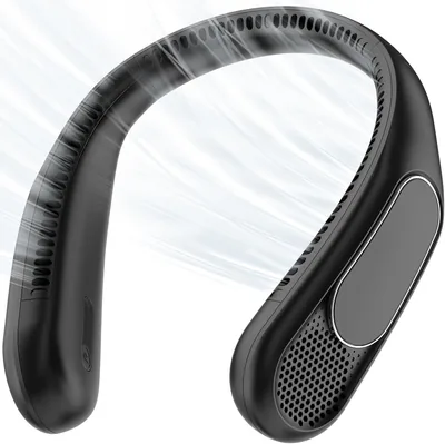 Anysun Nackenventilator: 66 Luftausgänge, 360° Luftstrom, 4 Einstellungen, 6000 mAh USB-aufladbar, handfrei und leicht