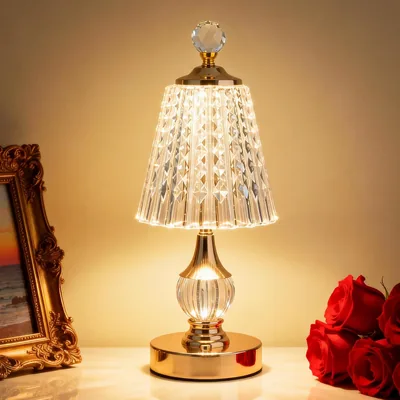 SisiHokai Vintage Gold Crystal Rechargeable Lamp Best Deal