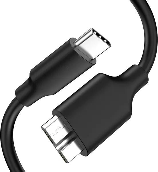 Seagate External Hard Drive Cord 50cm USB 3.0 Micro B to USB C Cable