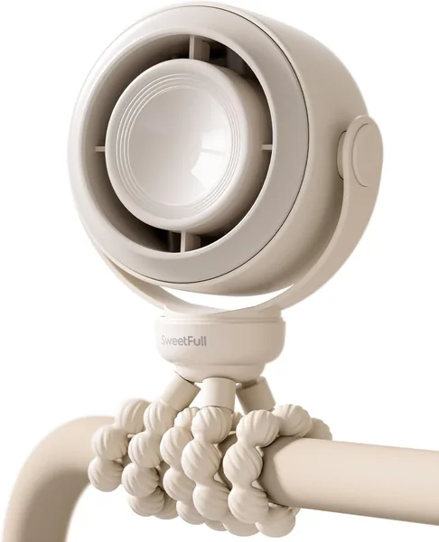 SWEETFULL Portable Stroller Fan