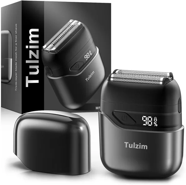 Tulzim Electric Foil Shaver for Men: Cordless Electric Razor