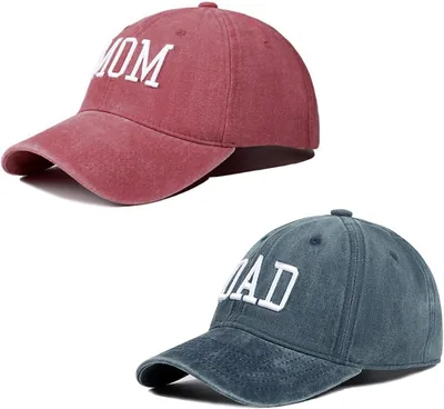 NEWKIBOU Gorra Vintage Deslavada - Gorra de Beisbol Unisexo, 2 Piezas, 100% Algodón Ajustable, para Deportiva, C