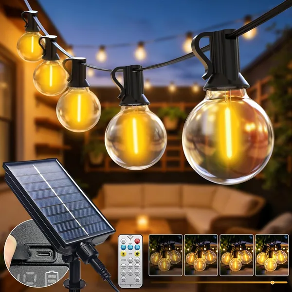 btfarm Outdoor Solar Fairy Lights with Remote Control
