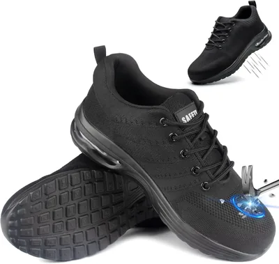 Galasala Zapatos de Seguridad Industrial Hombre con Casquillo Anti-Aplastamiento