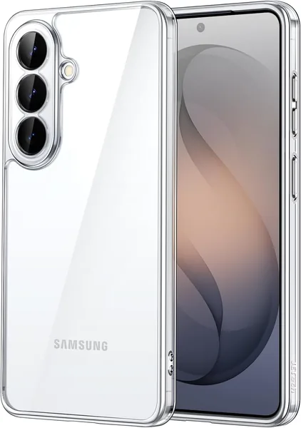 Étui JETech pour Samsung Galaxy S26, Protection Complète de l'Appareil Photo, Bumper Antichoc Anti-Jaunissement, Coque Téléphone en PC Dur