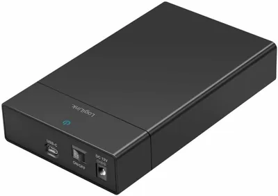 Logilink USB-C 3.2 Gen 1 External Enclosure 2.5/3.5" HDD SSD Black