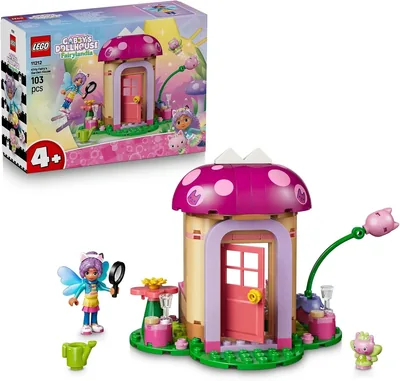 LEGO Gabby’s Dollhouse Kattälvans trädgårdshus - Byggset med minidocka, kattfigur och tillbehör
