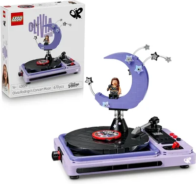 LEGO Edycja Księżycowego Koncertu Olivii Rodrigo 43029 | Dekoracja Muzyczna, Zestaw Klocków, Prezent dla Fana Popu