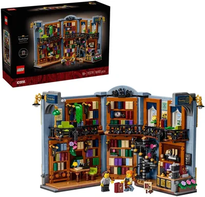LEGO Icons Bookshop Kit 11379 - Bookshelf Building Set