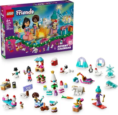 LEGO Vrienden Adventskalender 2026: Tellen tot Kerst - Bouwpakket voor Rollenspellen (geschikt voor kinderen vanaf 6 jaar)