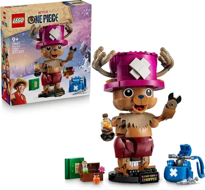 LEGO ONE PIECE Tony Tony Chopper 75643 | Postać z One Piece do zbudowania, prezent dla fanów anime od 9 lat+, 577 elementów