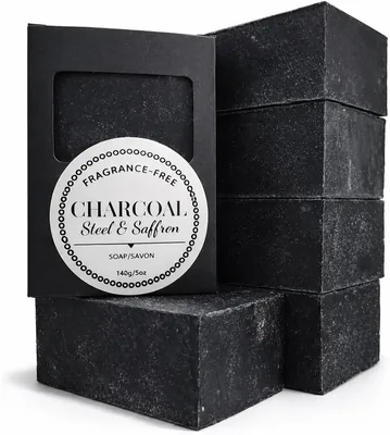 Activated Charcoal Soap Bar 5-Pack Best Deal