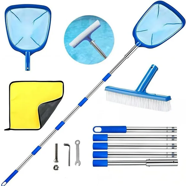 Pool Landing Net with Telescopic Pole 220 cm