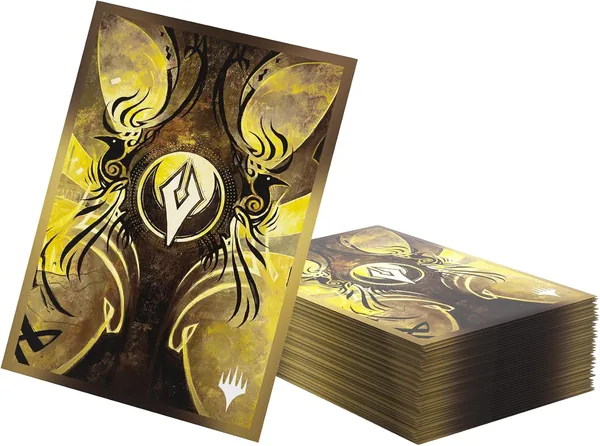 Gamegenic Magic: The Gathering | Secrets of Strixhaven Premium Art Sleeves - Silverquill, Pack of 105 Official Design Illustrated Sleeves for Trading Card Games