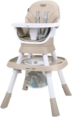 Silla Alta Periquera Bebes 12 en 1 con Giro 360°