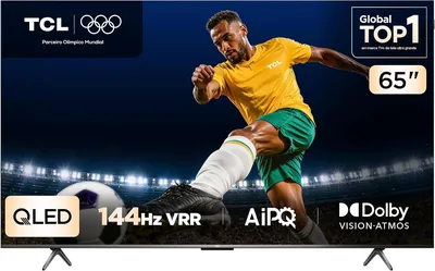 TV TCL QLED SMART 65” 65P8K 4K UHD GOOGLE TV - Melhor Preço