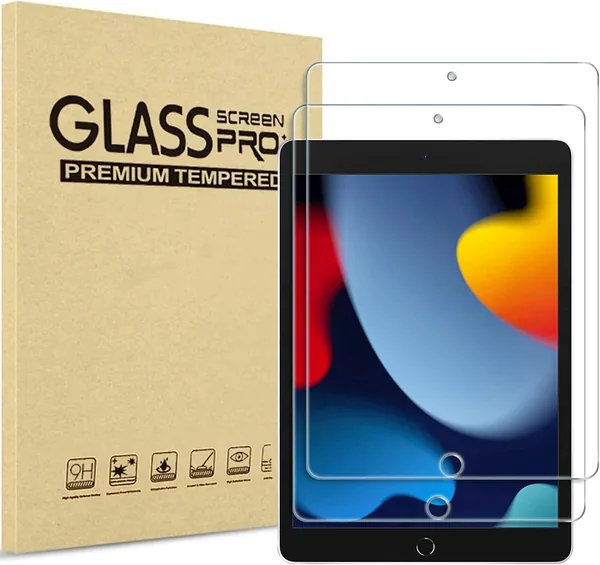 United Tempered Glass Screen Protector iPad 10.2" 9H Hardness 2 Pack Best Deal