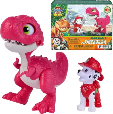Paw Patrol: La Película de los Dinosaurios - Figura de Acción y Juguete Articulado de Tomatito con Sonidos