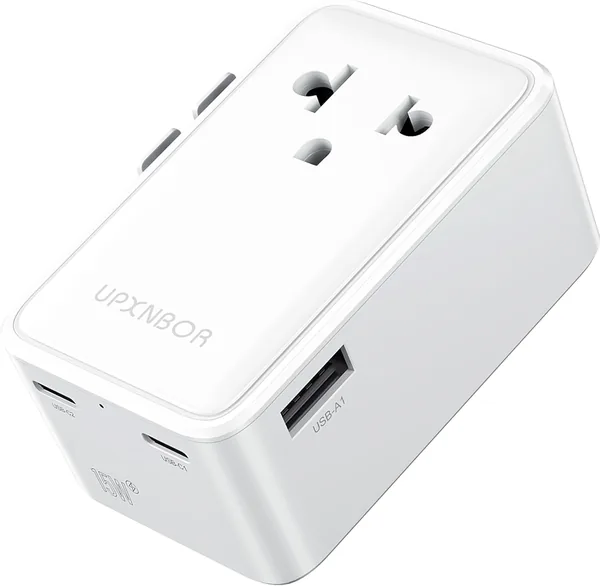 UPXNBOR New 2026 Universal Travel Adapter Ultra Slim