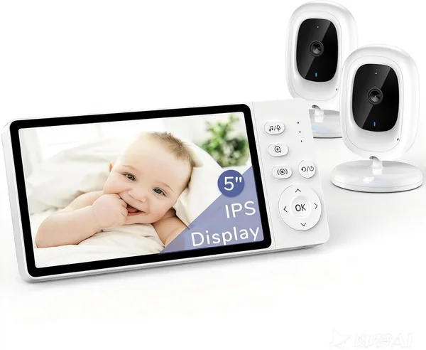 Jeeber 1080P No WiFi Video Baby Monitor with 2 Cameras Best Price