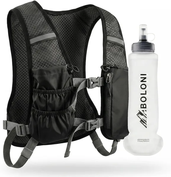 BOLONI Running Vest with Water Bottle 500 ml