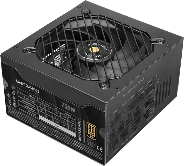 Mars Gaming MPB750PSI/ 750W/ Fan 14cm/80 Plus Gold Power Supply