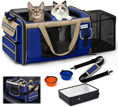 Odoland Extra Large Cat Carrier Best Deal