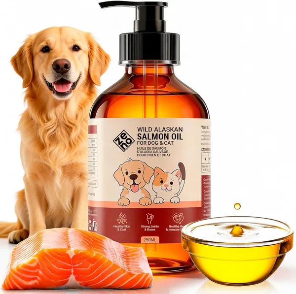 ZENO Wild Alaskan Salmon Oil for Dogs & Cats