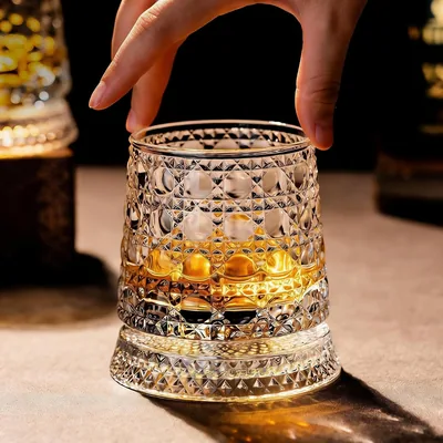 Spinning Whiskey Glass Set Best Deal