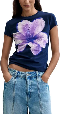 Desigual Ts_Yokohama Women's T-Shirt SGD 56.56 Best Deal