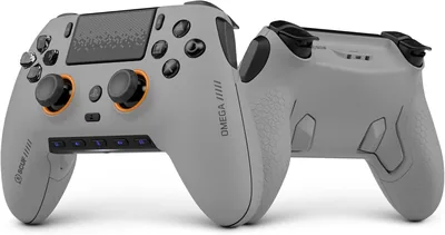 Controlador SCUF OMEGA Mando inalámbrico PS5 TMR Anti-Drift - Gris Claro, Licencia Oficial, Alto Rendimiento, 11 Entradas para Personas | Mejor Oferta