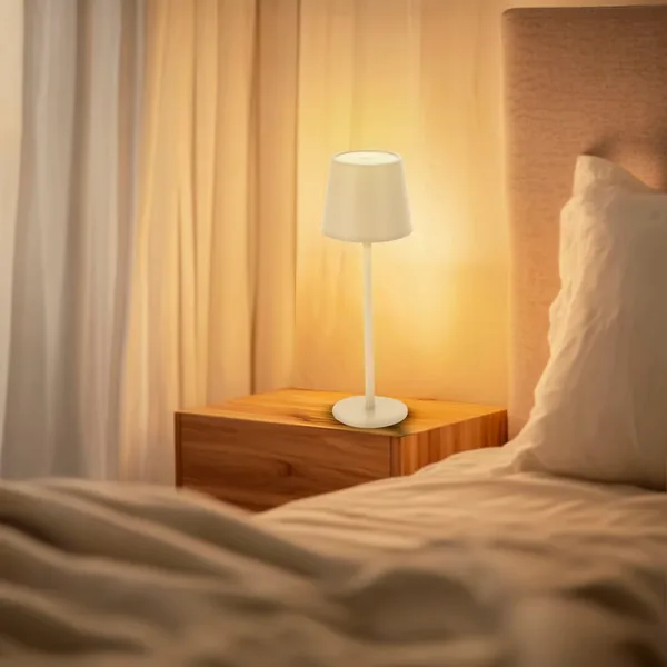 Mimotec Beige Serena 2W LED Table Lamp
