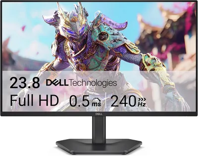 Monitor Dell 24' Full HD - 240Hz - Painel IPS, 0,5ms GtG, 300 nits, Conforto Ocular TÜV 3 Estrelas Best Deal