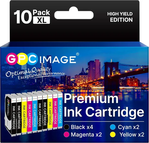 Imprimante compatible Epson XP-2200/XP-2205/XP-3200/XP-3205/XP-4200/XP-4205/WF-2910/WF-2930/WF-2950 (10-Pack)
